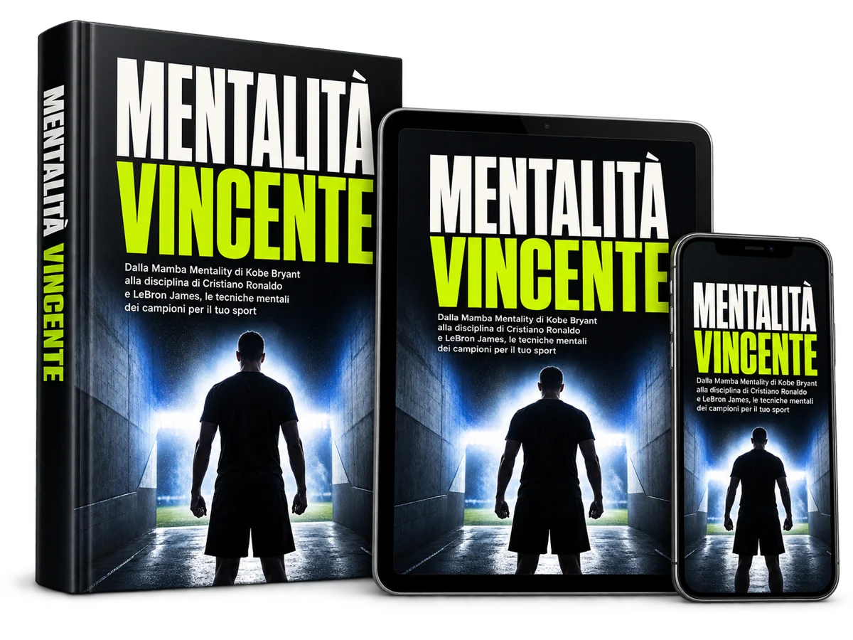La guida Mentalità Vincente su libro, tablet e telefono